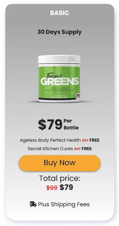 Tonic Greens 1 bottle price